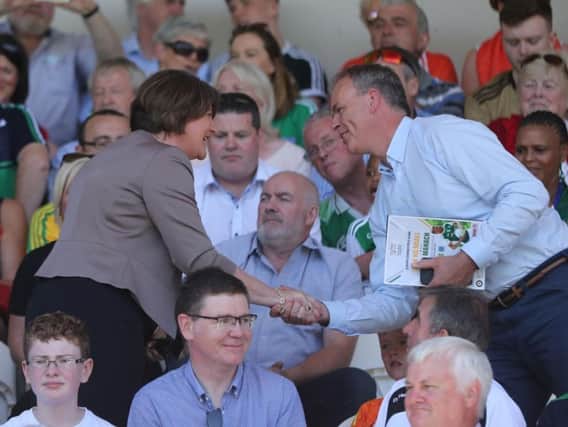Arlene Foster at the Ulster final