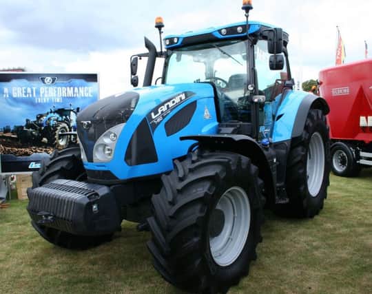 New Landini 7 Series Robo-Six tractor was seen for the first time in the UK at the Royal Highland Show.