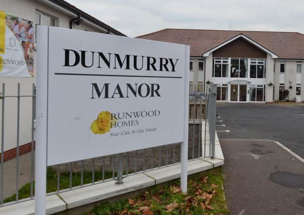 Dunmurry Manor on the outskirts of Belfast.
Photo by Colm Lenaghan/ Pacemaker Press