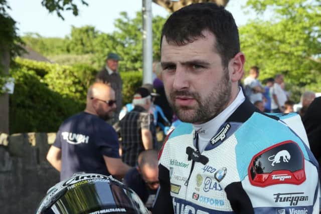 Michael Dunlop waits on the start line before the Superbike session during the second practice of TT 2018.
PICTURE BY STEPHEN DAVISON