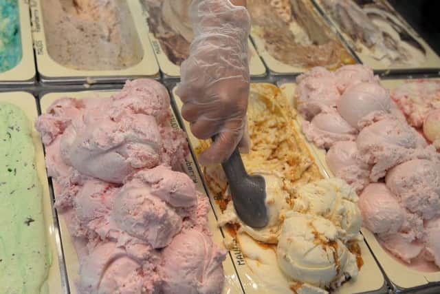 Sales of ice cream have been 'through the roof' due to the hot weather. Pic: Colm Lenaghan/Pacemaker