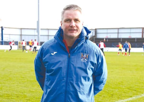Ards manager Colin Nixon.