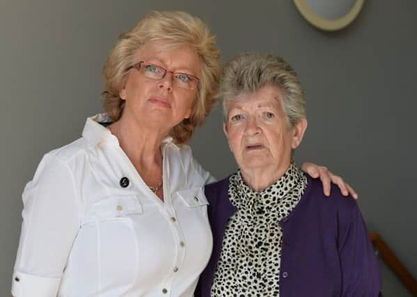 Julie Hambleton and her mother Margaret, pictured on Wednesday