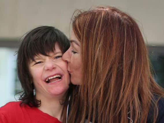 Billy Caldwell and his mum