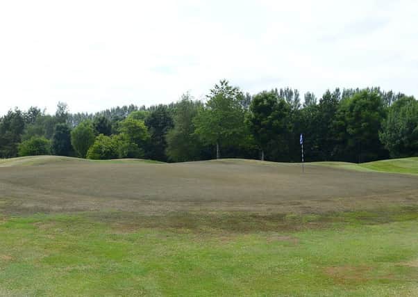 The first green at the Hilton Templepatrick Golf & Country Club, Co Antrim, is among those affected
