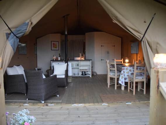 Mountain Sky Luxury Glamping combines the thrills of camping with the comfort of home