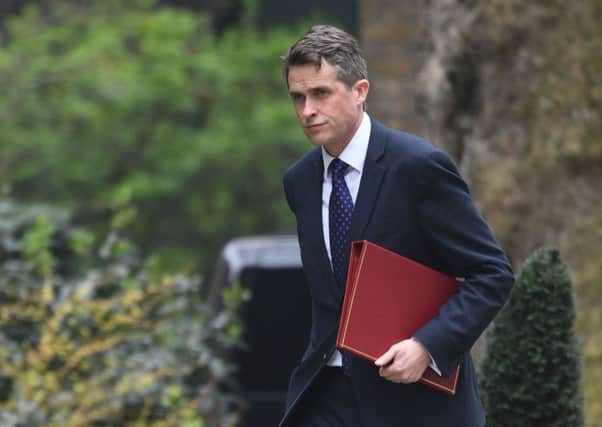 Secretary of State for Defence, Gavin Williamson. Photo credit: Stefan Rousseau/PA Wire