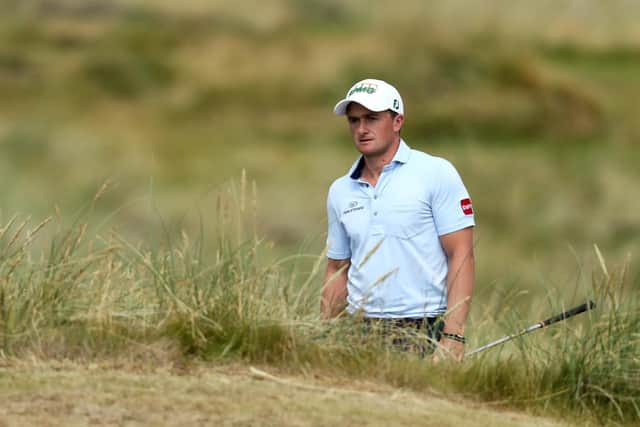 Paul Dunne who finish his day level par and one over for the tournament after day three