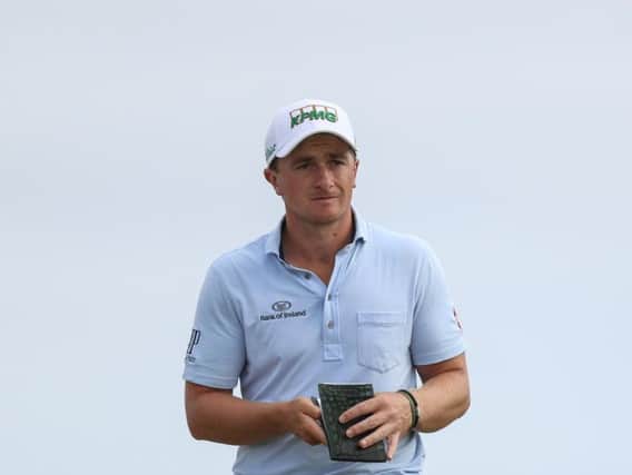 Paul Dunne during the third round of the Irish Open