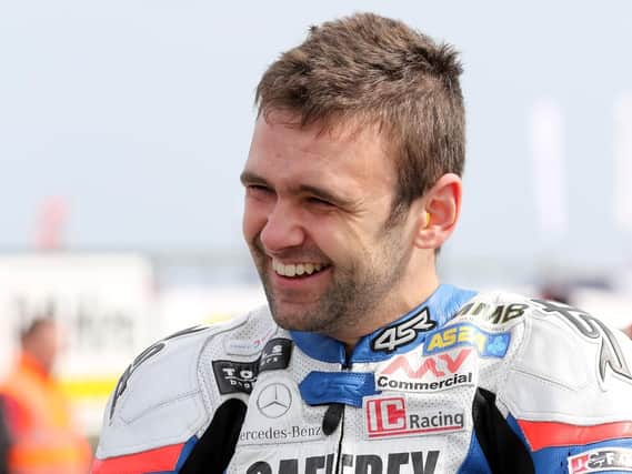 Ballymoney man William Dunlop, who sadly died following an incident in practice at the Skerries 100 on Saturday.