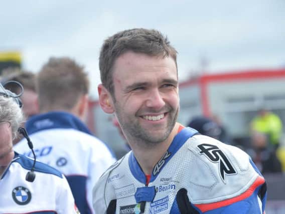 William Dunlop from Ballymoney, who has died aged 32 after a crash at the Skerries 100 in practice.