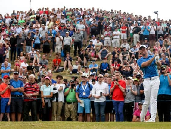 Rory McIlroy wooed the fans at Ballyliffin during the Irish Open