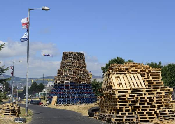 Belfast City Council filed an injunction against Stormont's Department for Infrastructure over the Bloomfield Walkway bonfire