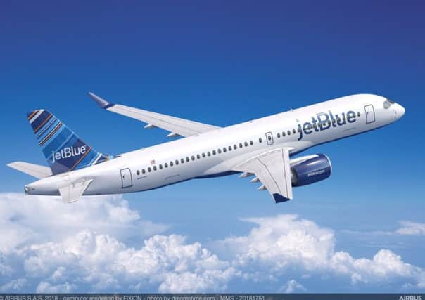 The JetBlue sale is the first under Airbus brand