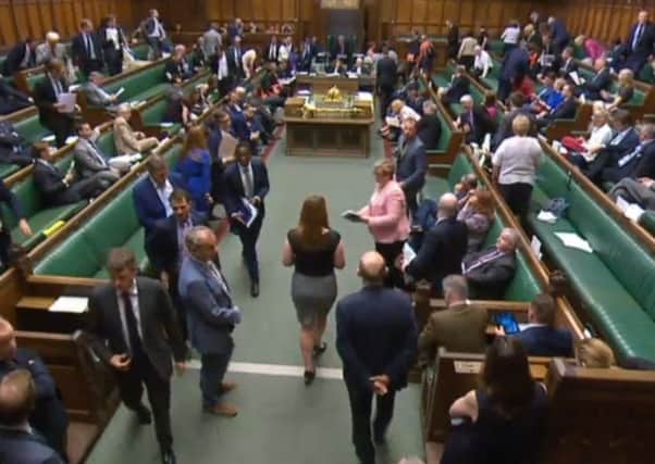 Sinn Fein MPs were again absent from the Commons chamber last night as MPs voted on key Brexit legislation