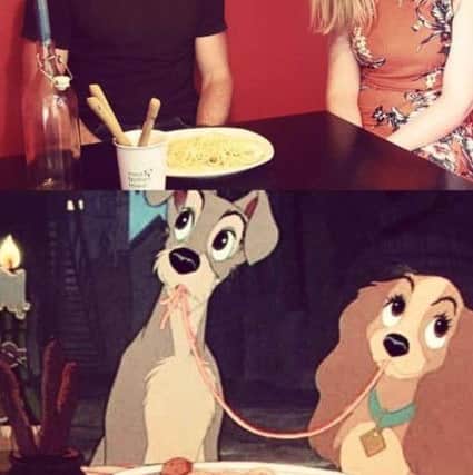 Colin and Gilli as Lady and the Tramp