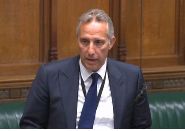 Ian Paisley speaking in the Commons this morning