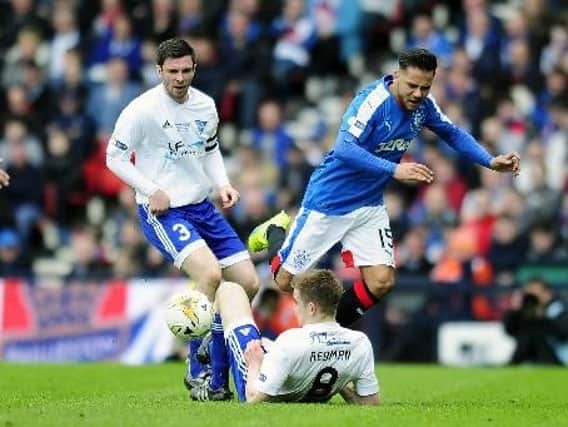 Harry Forrester in action during his time at Rangers. Picture: JPress