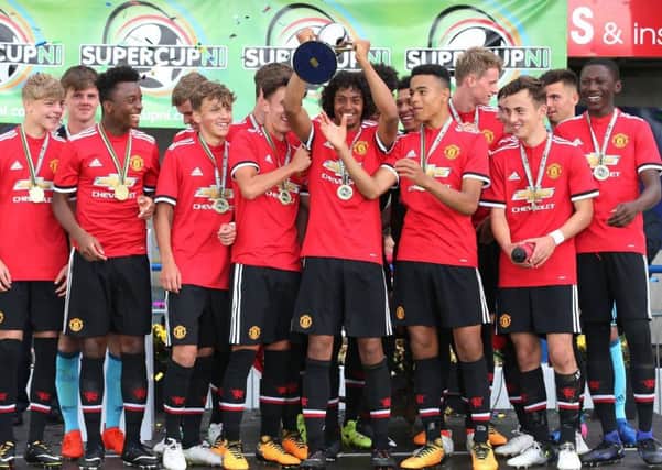 Manchester United celebrate their 2017 success