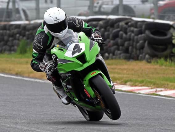Gerard Kinghan increased his lead in the Ulster Superbike Championship on Saturday at Bishopscourt in Co. Down.