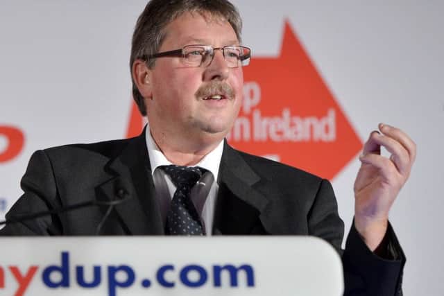 Sammy Wilson said the DUP has sent a 'clear and strong signal' to the government
