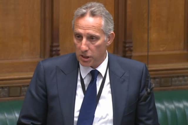 DUP MP Ian Paisley apologising to the House of Commons in London for failing to register two family holidays funded by the Sri Lankan government, which he previously estimated was worth Â£50,000. Photo credit: PA Wire