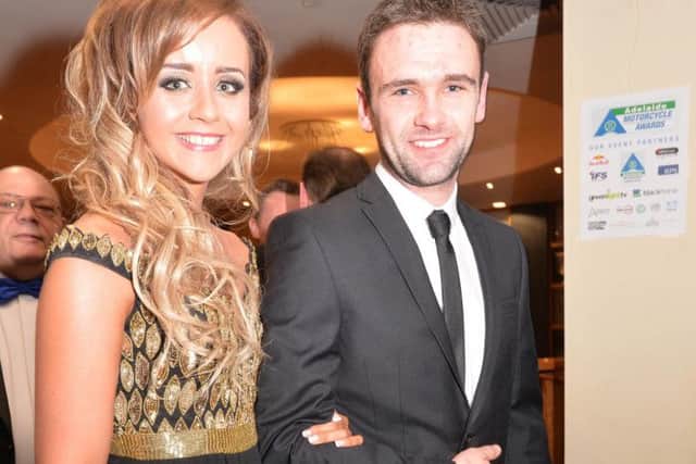 William Dunlop with his partner, Janine Brolly.
