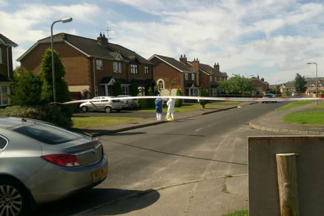 The scene of a shooting in Sevenoaks, Londonderry.