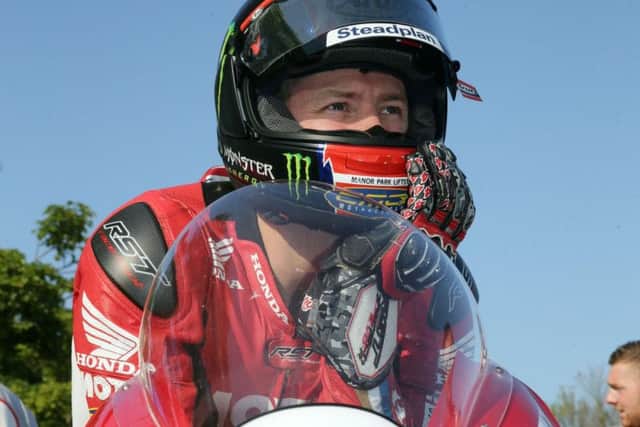 Honda Racing's Ian Hutchinson.