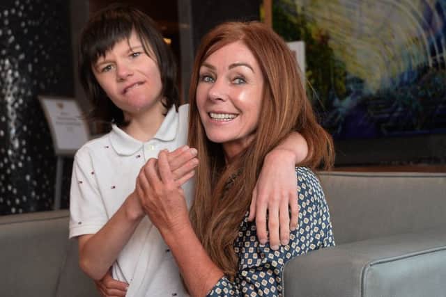 Billy Caldwell and his mother Charlotte. 
Picture: Colm Lenaghan/Pacemaker
