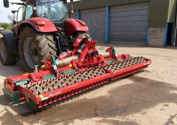 The stolen harrow is similar to this one