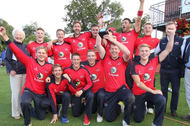 Waringstown celebrate their Twenty20 Cup final success