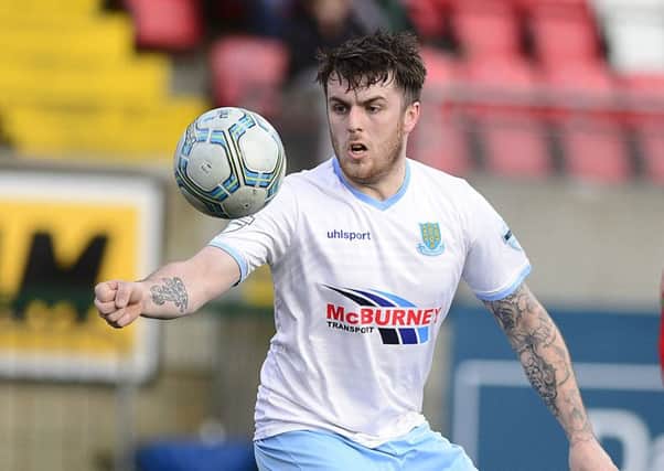 Ballymena United's Cathair Fiel. Pic by Pacemaker.
