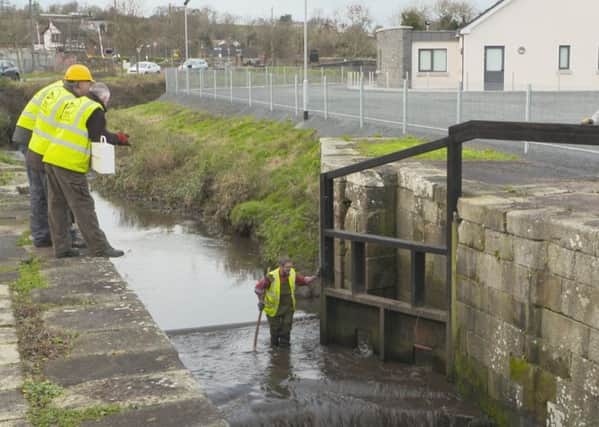 Volunteers of the Newry and Portadown branch of the IWAI restoring the Newry Canal.