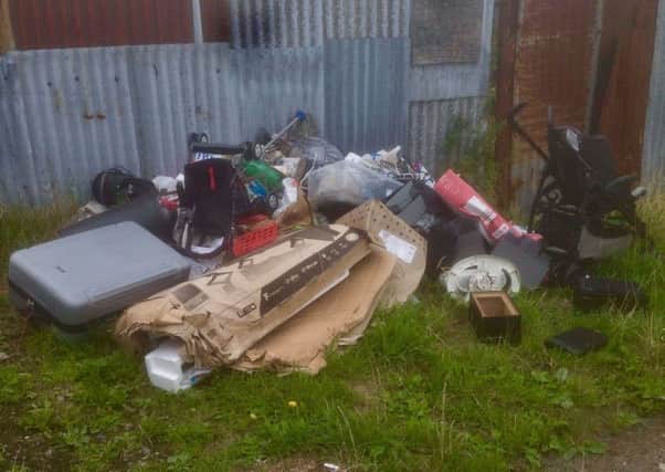 Fly-tipping.