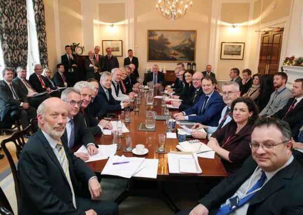 The consultation on legacy legislation is to implement the Stormont House Agreement, which culminated in December 2014, above. Picture by Kelvin Boyes / Press Eye.