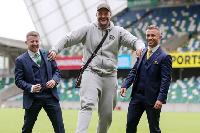 Carl Frampton, Paddy Barnes and Tyson Fury will all fight at Windsor Park on August 18