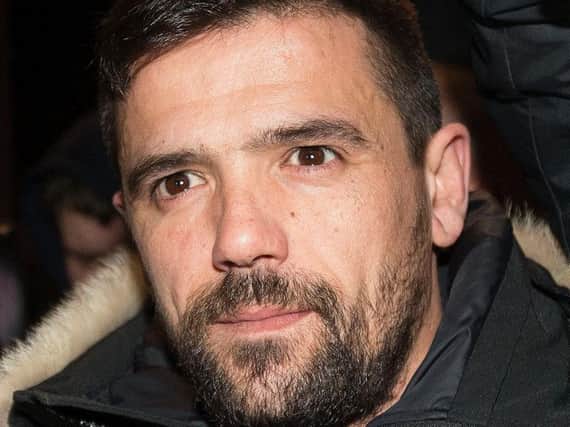 Nacho Novo as East Belfast FC has said it was unacceptable that the former Rangers player was subjected to sectarian abuse at an airport in the city.