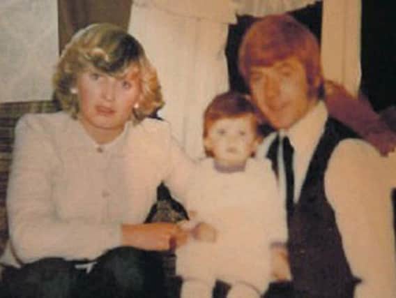 Undated family handout photo of Lisa Lawlor with her parents Maureen and Francis, who were killed in the Stardust tragedy in 1981.