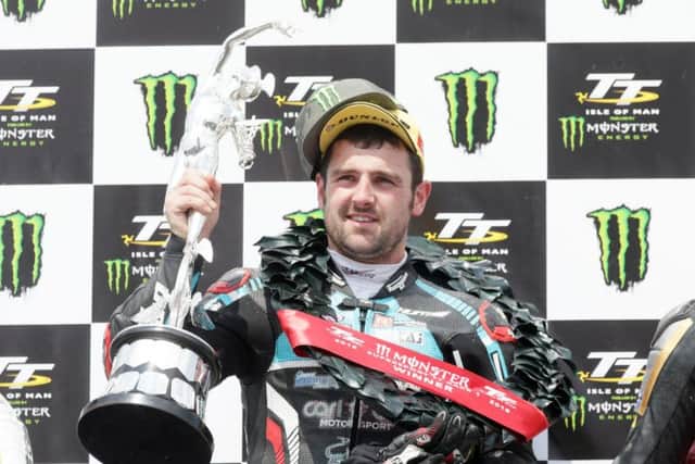 Michael Dunlop clinched a treble at the Isle of Man TT but has not raced since the death of his brother, William, in a crash at the Skerries 100 in early July.
