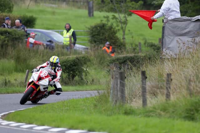 The Ulster Grand Prix was delayed by a number of red-flag incidents.