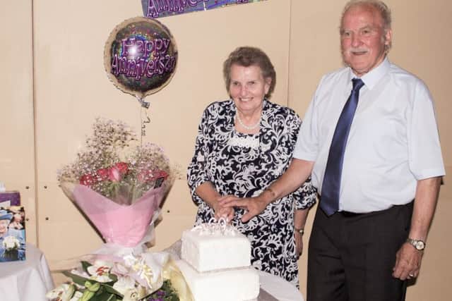 Victor and Ina Graham celebrate their diamond wedding anniversary.
