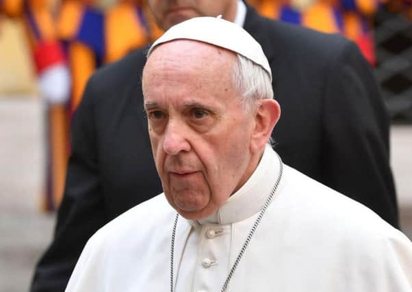 Pope Francis. The pontiff is the living antithesis of Biblical Protestantism