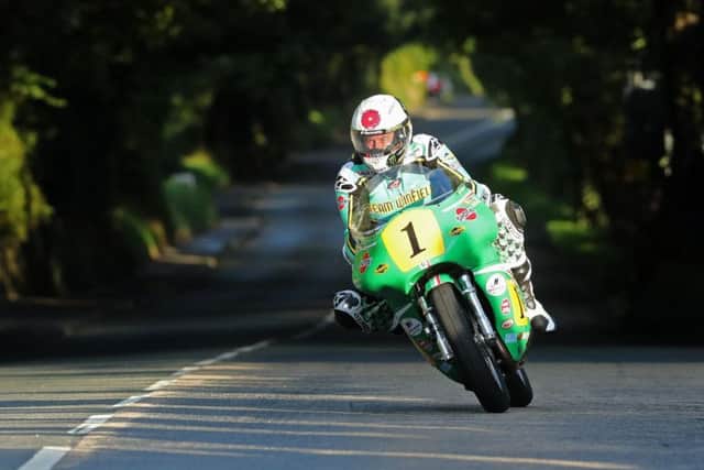 John McGuinness won the Bennetts Senior Classic TT for the second time on the Winfield Paton 500.