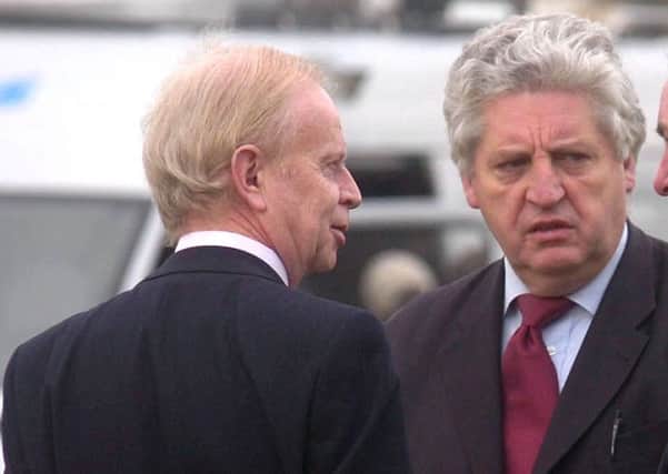 Alasdair McDonnell (right) pictured with Reg Empey in 2007