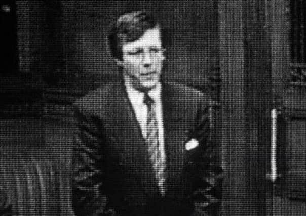 Peter Robinson in the House of Commons in 1991