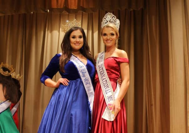 Anouska Black (left) has been crowned Ms Crown and Glory UK.
