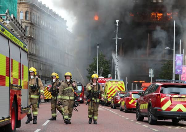 The men and women of the fire service are due high praise for their bravery in tackling the situation, says Alderman Rodgers. Photo: Liam McBurney/PA Wire