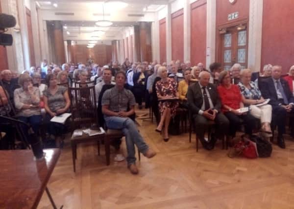 Victims of terrorism at a legacy meeting at the long gallery in Stormont on July 30 at which passions were running high, as has been the case at other such meetings, says Ken Funston