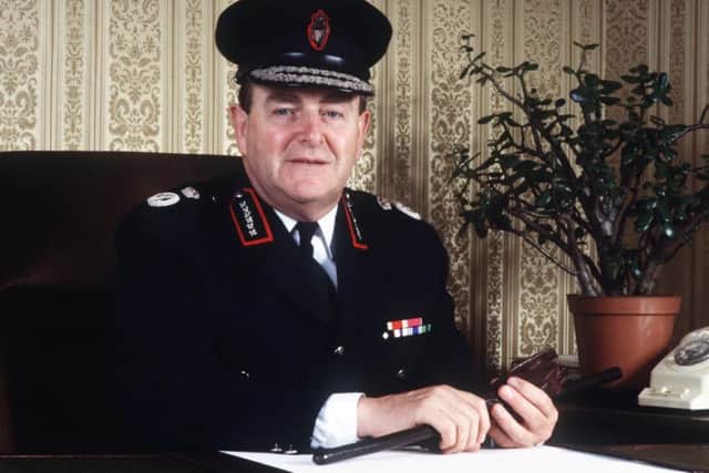 RUC chief constable Sir John Hermon wrote to the Secretary of State